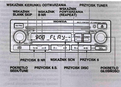 Obsługa odtwarzacza kaset 