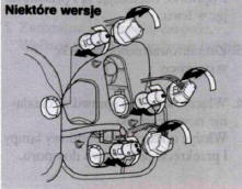 Wymiana żarówek tylnej lampy