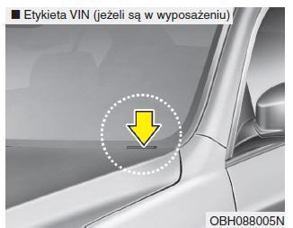 Numer identyfikacyjny pojazdu (VIN) 