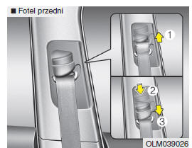 Regulacja wysokości (wersja 5 drzwiowa i kombi)