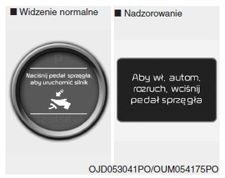 Służy do uruchamiania silnika w trybie zatrzymania biegu jałowego